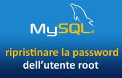 Ripristinare la password MySQL dell'utente root in Linux