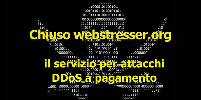 Chiuso Webstresser, il servizio per attacchi DDoS a pagamento