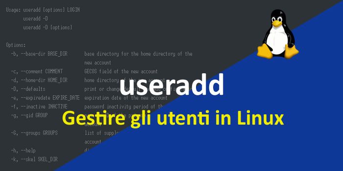 Gestire gli utenti in Linux: i comandi useradd, userdel, usermod
