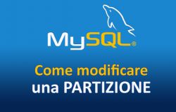 Come modificare una partizione MySQL