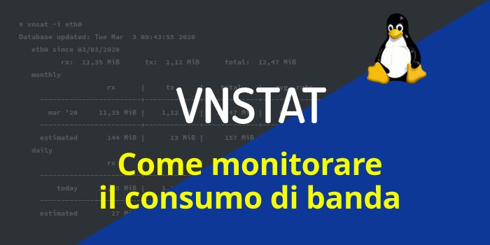 Come monitorare il consumo di banda in Linux utilizzando vnStat