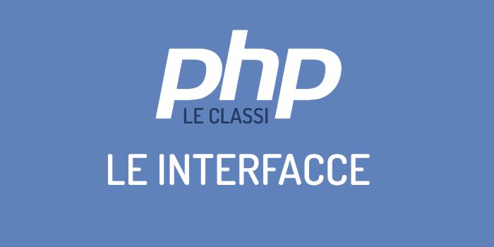Le interfacce in PHP